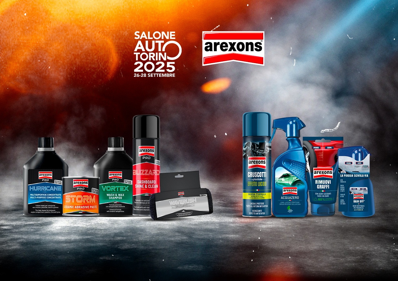 Arexons al Salone dell’Auto 2025: 100 anni di innovazione tra restyling e nuove tecnologie
